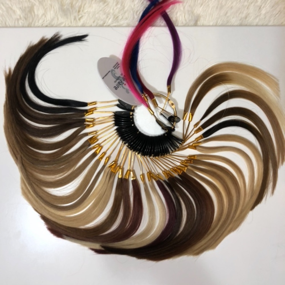 Mixed Blonde Colors - Hidden Headband Extensions - Picture 5 of 7